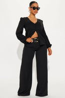 Blusa elegante Preta