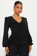 Blusa elegante Preta