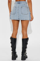 Minissaia cargo jeans