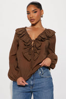 Blusa com babados Koraline