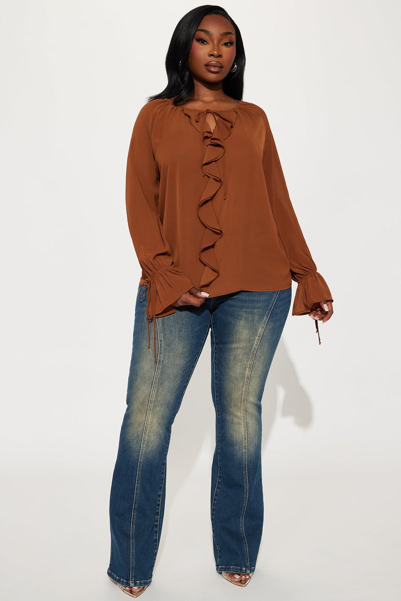 Blusa Cressida com Babados