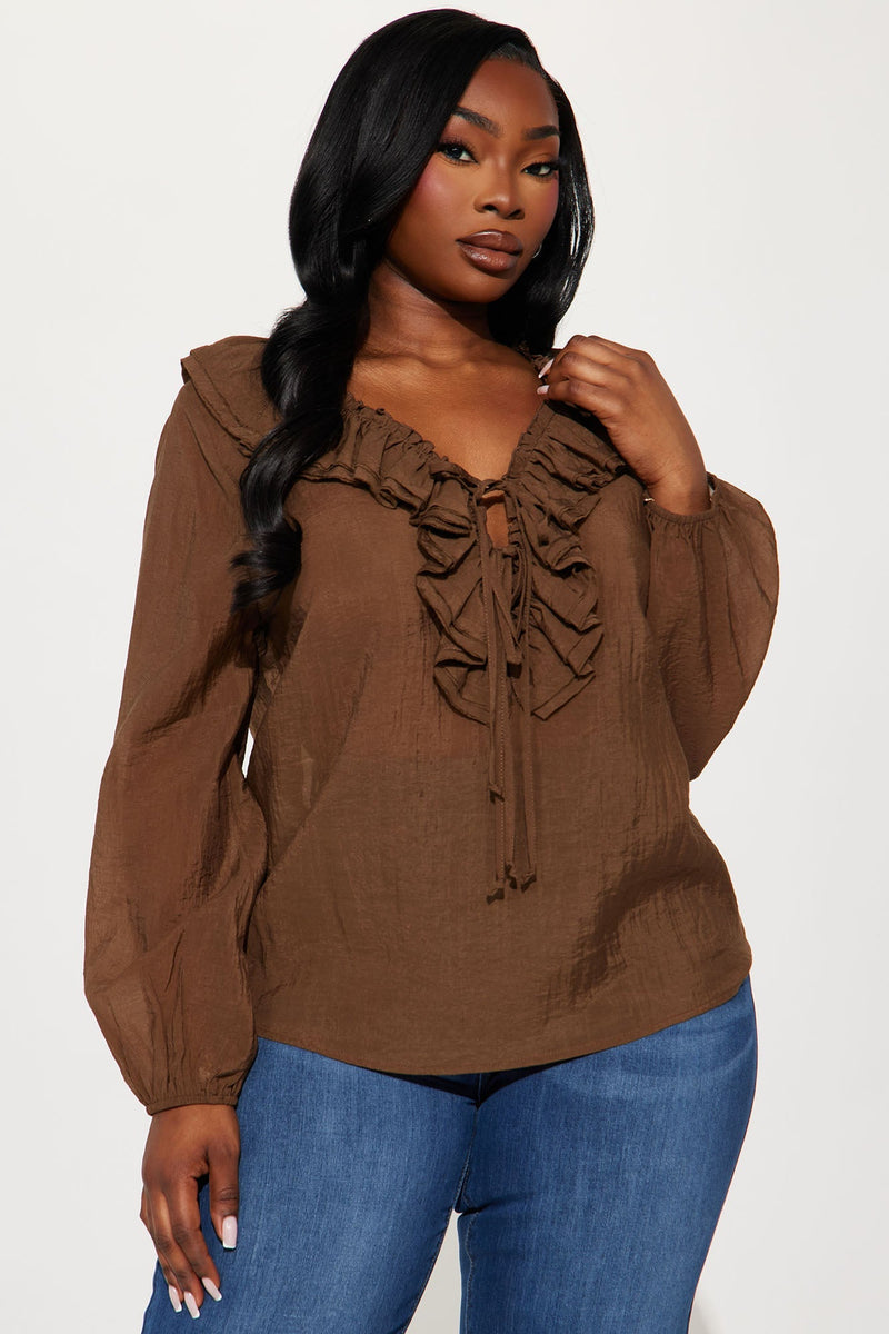 Blusa com babados Koraline