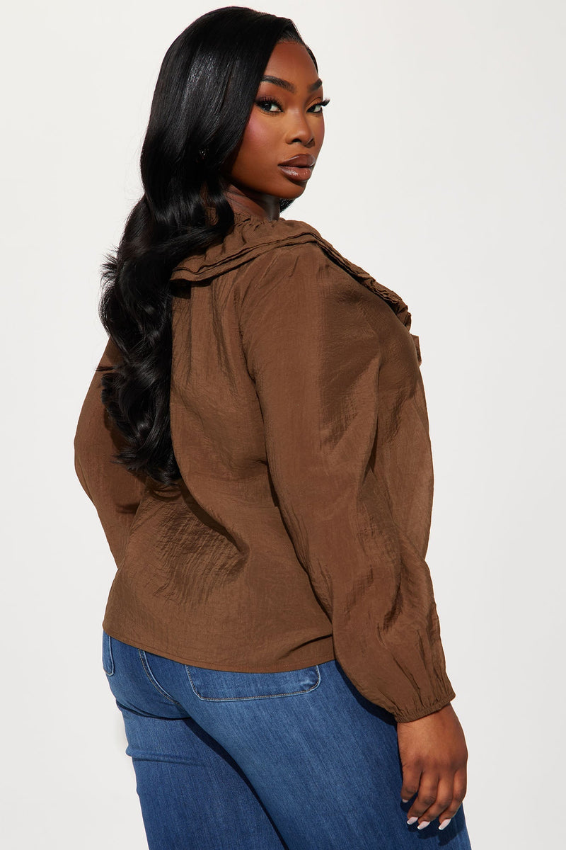 Blusa com babados Koraline
